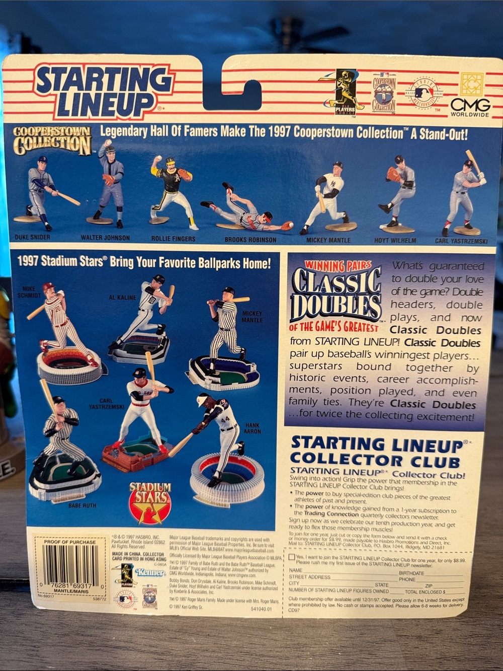 Starting Lineup Classic Doubles Yankees Mickey Mantle and Roger Maris - Picture 2 of 2